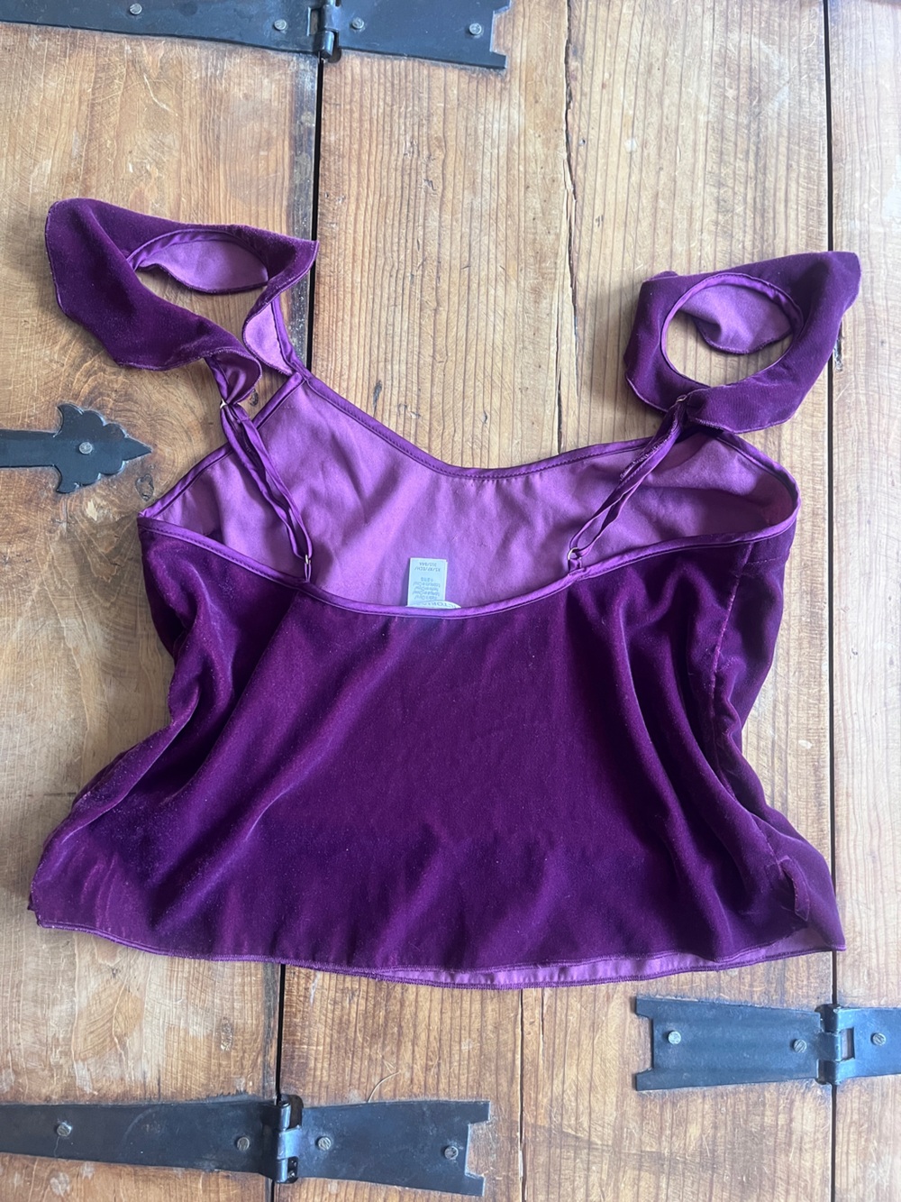 Victoria's Secret Velvet Tank Top - Plum - Picture 2 of 3